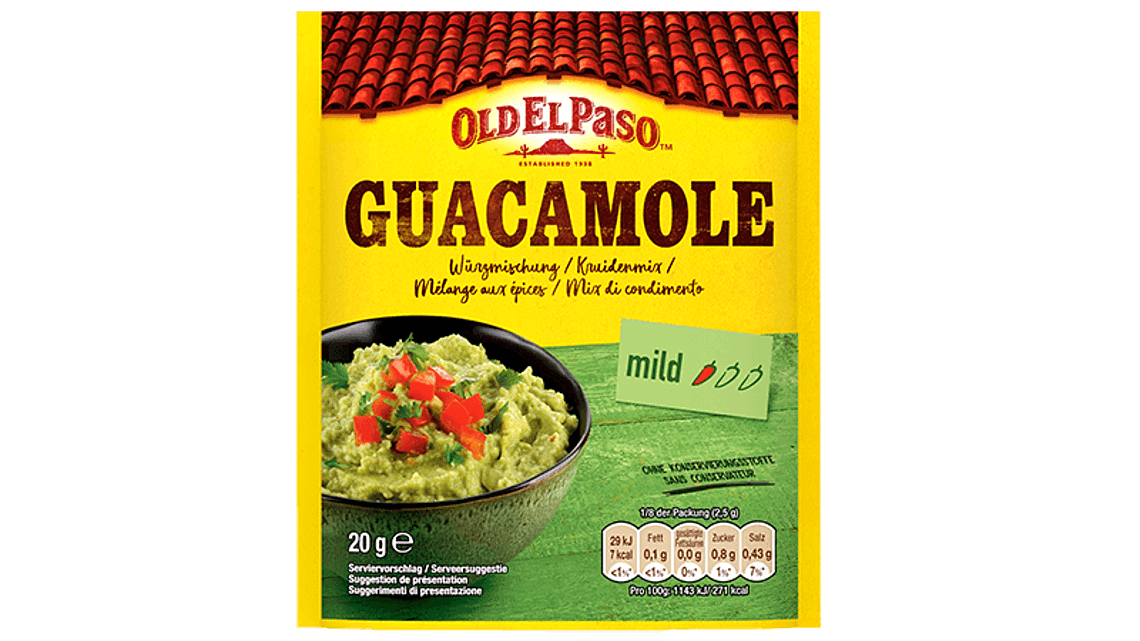 Guacamole spice mix mild